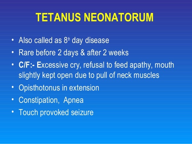 tetanus neonatorum